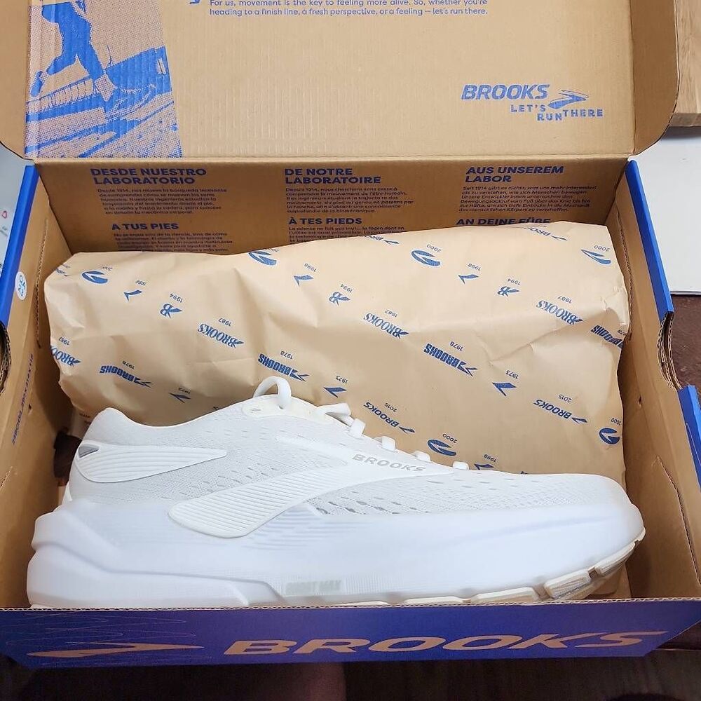 Brooks Women's Ghost Max 3 Run / Walk shoe Size 8 White - Picture 10 of 10